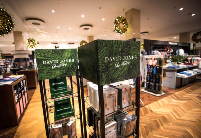 David Jones Christmas Campaign Dashing Group