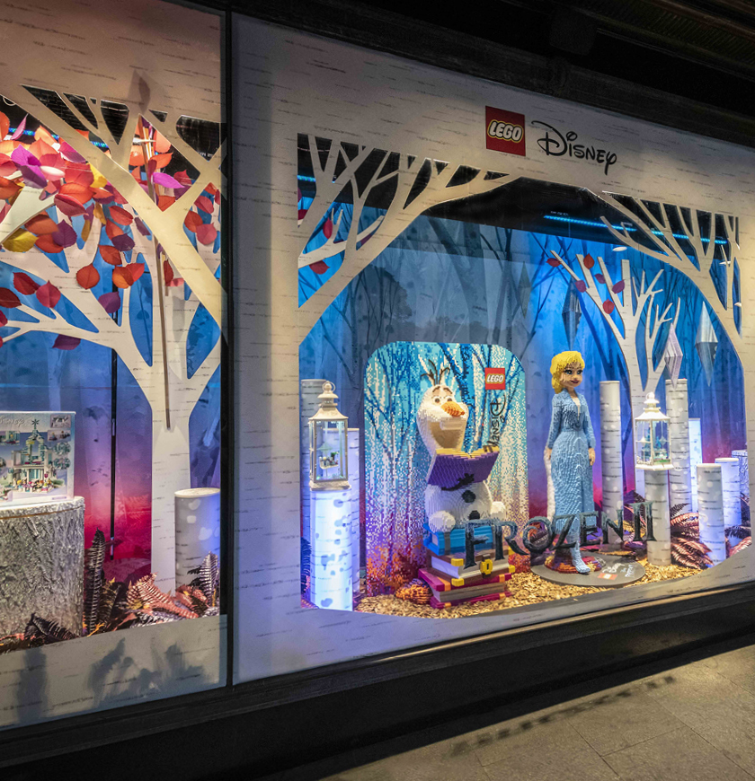 Frozen Window Display - Dashing Group