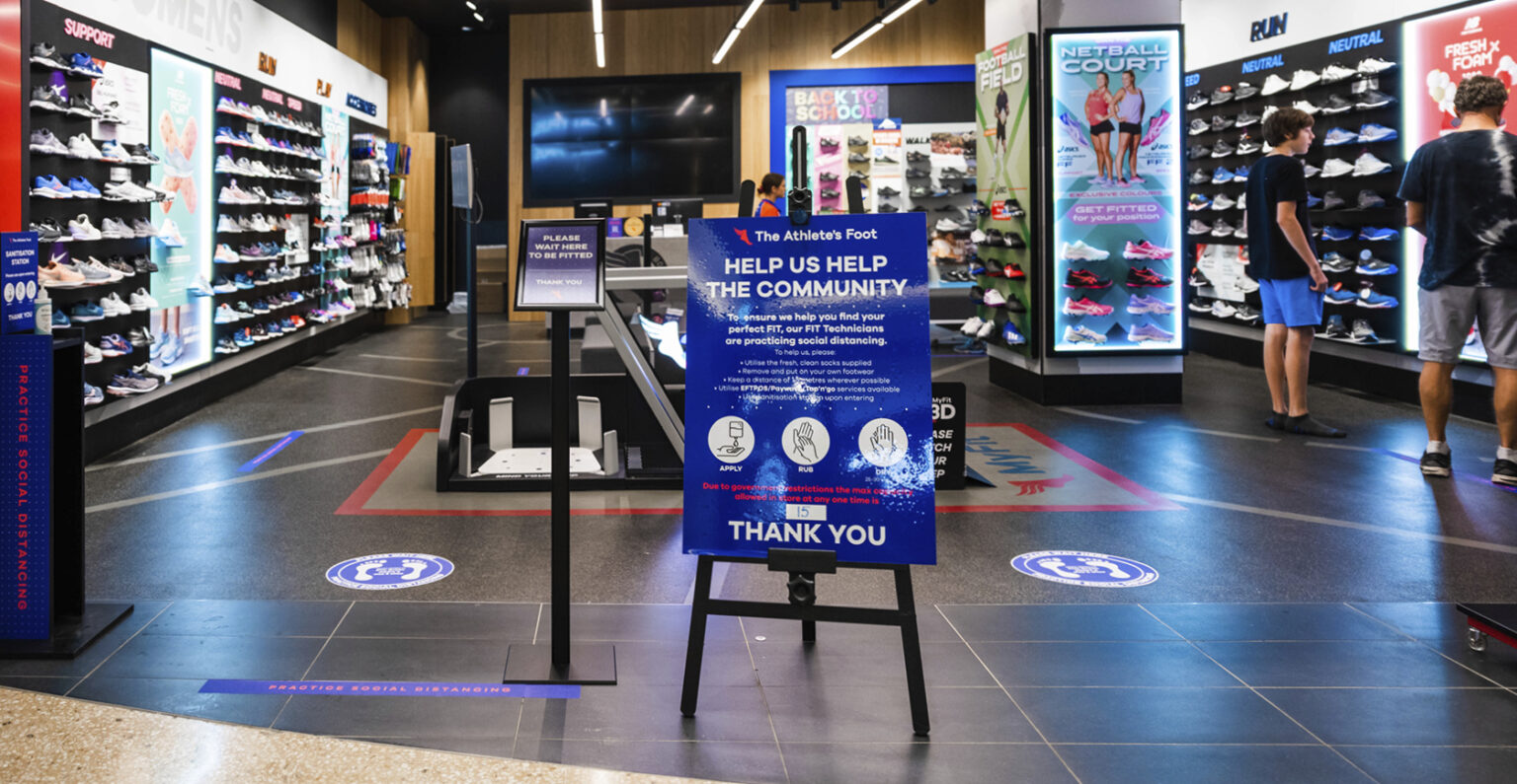 Accent Group The Athlete’s Foot Physical Distancing Campaign