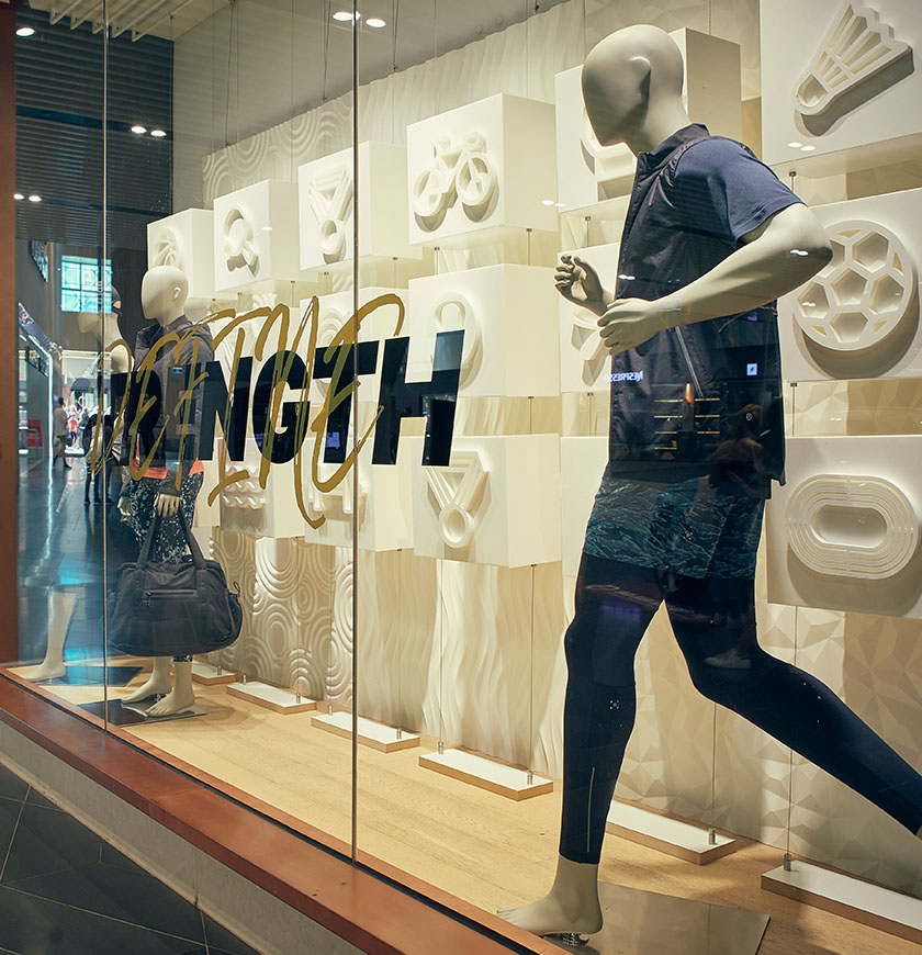 lululemon - Define Strength Window Displays - Dashing Group