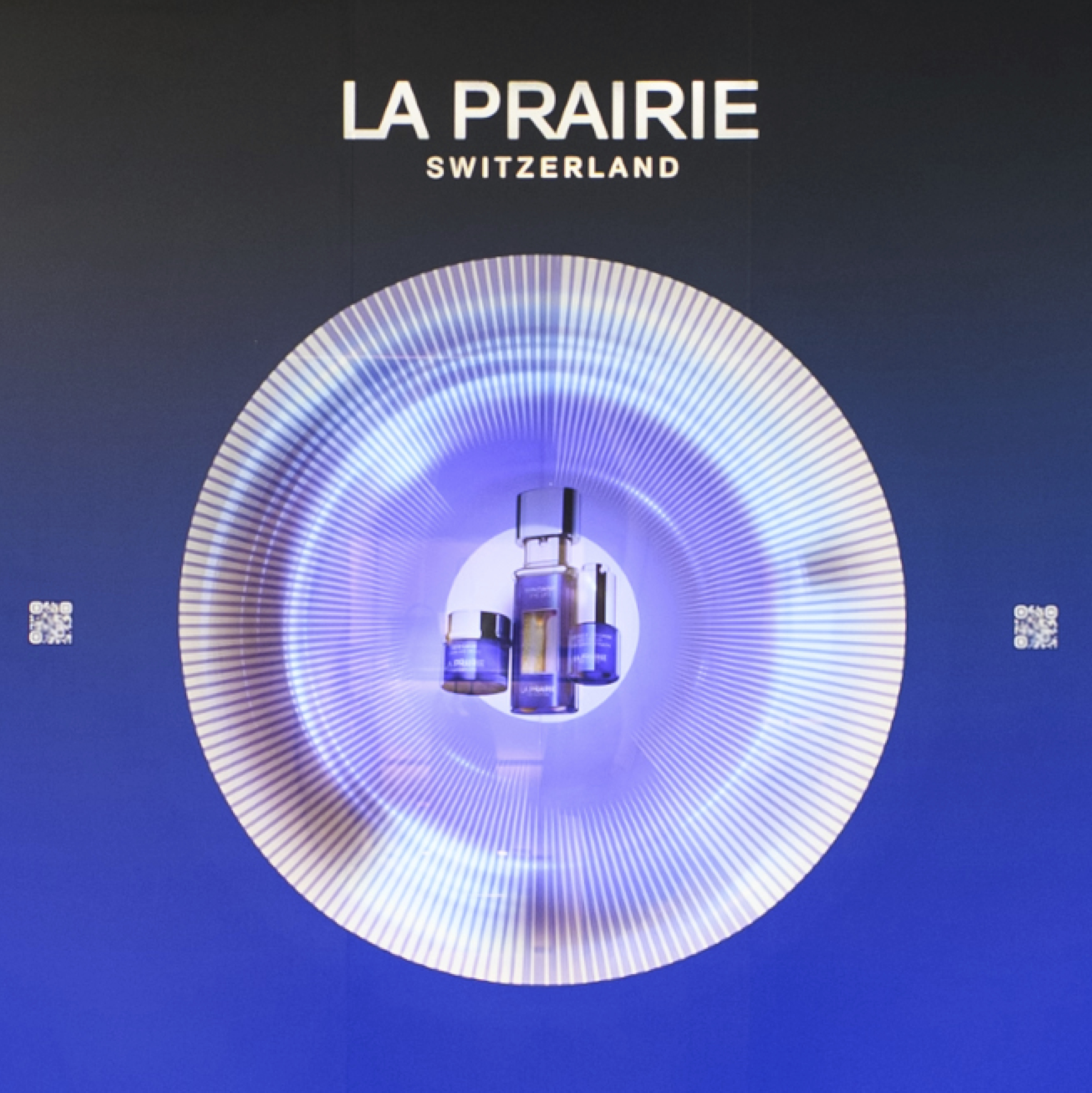 La Prairie Window Display