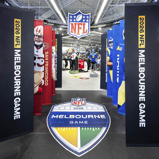 Rebel Sport - NFL Activation